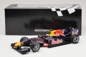 Red Bull RB6 Renault #5 S. Vettel Red Bull Racing Brazilian Grand Prix Winner 2010 Minichamps 1:18 110100205 Metal — zdjęcie 6 z 7