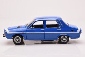 Renault 12 Gordini Bez Zderzaków Bleu de France Norev 1:18 185248 Metal — zdjęcie 4 z 8