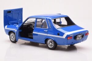 Renault 12 Gordini Bez Zderzaków Bleu de France Norev 1:18 185248 Metal — zdjęcie 5 z 8