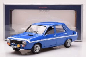 Renault 12 Gordini Bez Zderzaków Bleu de France Norev 1:18 185248 Metal — zdjęcie 8 z 8