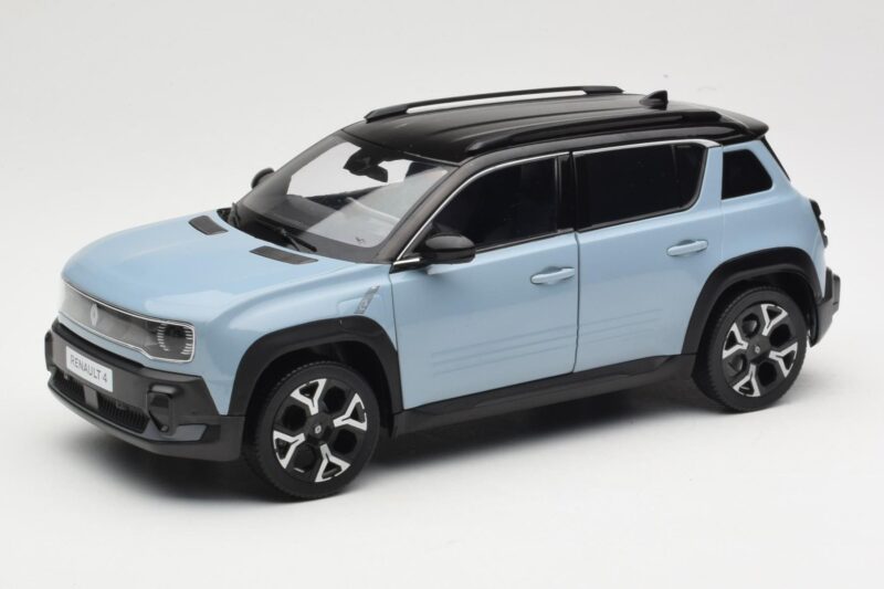 Renault 4 E-Tech Electric Cloud Blue Norev 1:18 185521 Metal