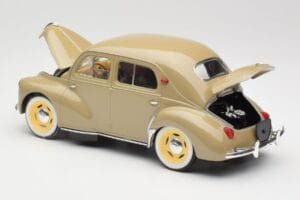 Renault 4CV Berline Gris Ardoise Solido 1:18 8059 Metal — zdjęcie 5 z 8