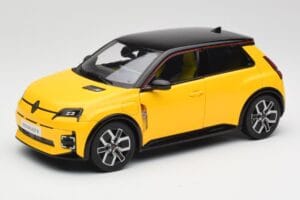 Renault 5 E-Tech Pop Żółty & Czarny Norev 1:18 185500 Metal