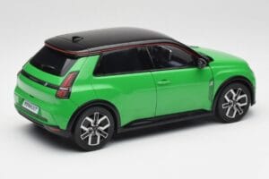 Renault 5 E-Tech Electric Pop Zielony & Czarny Norev 1:18 185502 Metal — zdjęcie 3 z 8