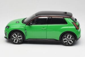 Renault 5 E-Tech Electric Pop Zielony & Czarny Norev 1:18 185502 Metal — zdjęcie 4 z 8