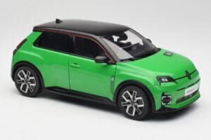 Renault 5 E-Tech Electric Pop Zielony & Czarny Norev 1:18 185502 Metal — zdjęcie 6 z 8