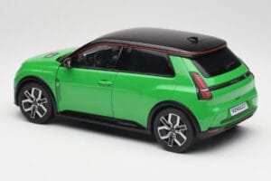 Renault 5 E-Tech Electric Pop Zielony & Czarny Norev 1:18 185502 Metal — zdjęcie 7 z 8