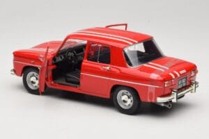 Renault 8 Gordini Czerwony Solido 1:18 9018-M1 Metal — zdjęcie 5 z 8