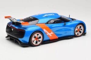 Alpine A110-50 Niebieski & Pomarańczowy Norev 1:18 185147 Metal — zdjęcie 2 z 6