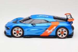 Alpine A110-50 Niebieski & Pomarańczowy Norev 1:18 185147 Metal — zdjęcie 3 z 6
