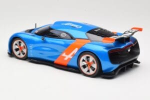 Alpine A110-50 Niebieski & Pomarańczowy Norev 1:18 185147 Metal — zdjęcie 5 z 6