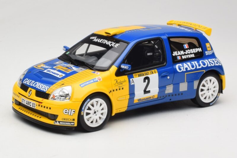 Renault Clio II S1600 #2 S. Joseph Jean / J. Boyere Barum Rally 2004 Otto 1:18 OT1152 Żywica