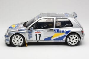 Renault Clio Maxi #17 J. Ragnotti / G. Thimonier Tour de Corse 1995 Otto 1:12 G090 Żywica — zdjęcie 3 z 6