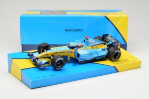 Renault R25 #5 F. Alonso Brazilian GP F1 World Champion 2005 Minichamps 1:18 147051705-R1 Metal — zdjęcie 8 z 8