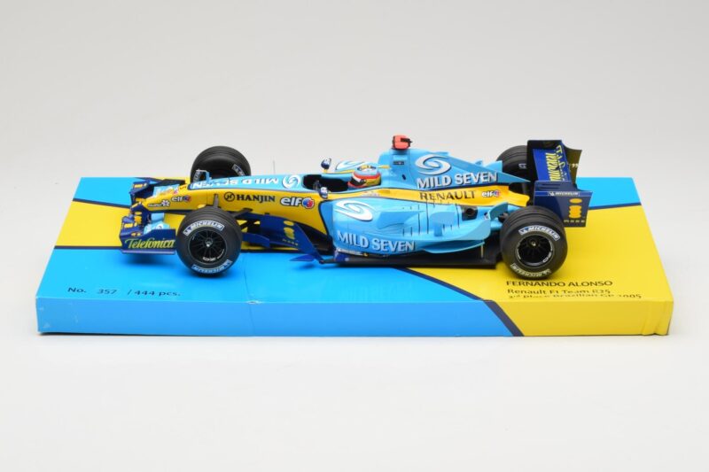 Renault R25 #5 F. Alonso Brazilian GP F1 World Champion 2005 Minichamps 1:18 147051705-R1 Metal