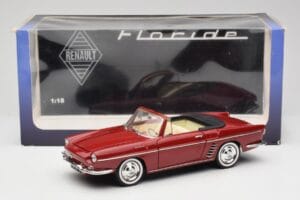 Renault Floride Kabriolet Czerwony Norev 1:18 185175 Metal — zdjęcie 8 z 8