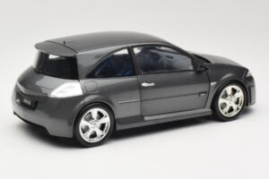 Renault Megane Mk2 RS Vampire Grey Norev 1:18 185101 Metal — zdjęcie 3 z 8