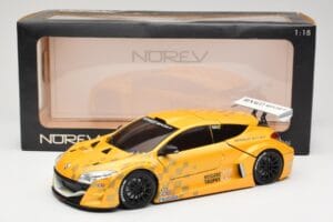 Renault Megane Trophy Showcar Żółty Eurocup Megane Trophy 2011 Norev 1:18 185109 Metal — zdjęcie 8 z 8