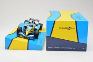 Renault R25 #5 F. Alonso 2nd Place British GP 2005 Minichamps 1:18 147051105 Metal — zdjęcie 6 z 6