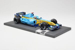 Renault R25 #5 F. Alonso 2nd Place British GP 2005 Minichamps 1:18 117051105 Metal — zdjęcie 4 z 6