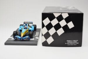 Renault R25 #5 F. Alonso 2nd Place British GP 2005 Minichamps 1:18 117051105 Metal — zdjęcie 6 z 6