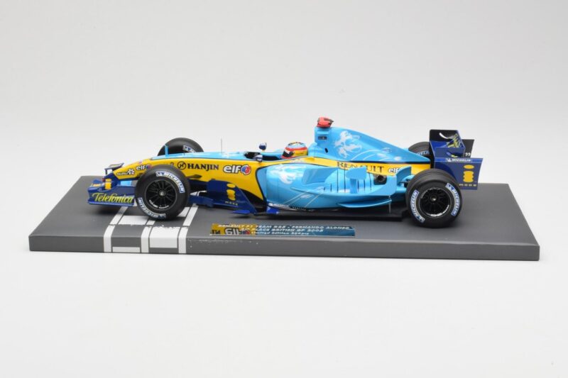 Renault R25 #5 F. Alonso 2nd Place British GP 2005 Minichamps 1:18 117051105 Metal