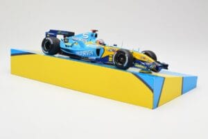 Renault R25 #5 F. Alonso 2nd Place British GP 2005 Minichamps 1:18 147051105 Metal — zdjęcie 4 z 6