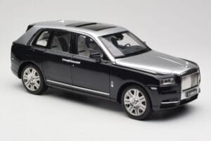 Rolls-Royce Cullinan Czarny & Srebrny OEM 1:18 ROLLS001 Metal — zdjęcie 6 z 8