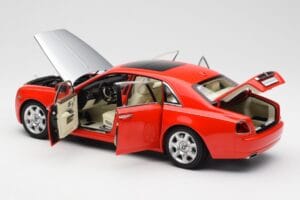 Rolls-Royce Ghost Czerwony & Srebrny Kyosho 1:18 008802RS Metal — zdjęcie 5 z 8