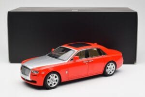 Rolls-Royce Ghost Czerwony & Srebrny Kyosho 1:18 008802RS Metal — zdjęcie 8 z 8