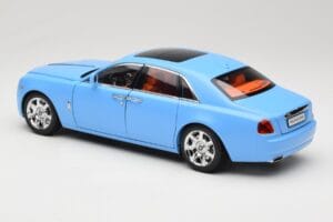 Rolls-Royce Ghost Series I Jasnoniebieski Kyosho 1:18 08802LB Metal — zdjęcie 7 z 8