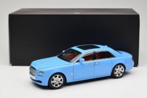 Rolls-Royce Ghost Series I Jasnoniebieski Kyosho 1:18 08802LB Metal — zdjęcie 8 z 8