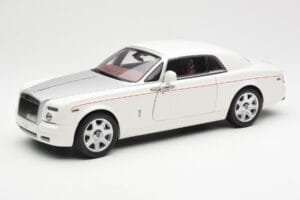 Rolls-Royce Phantom Coupe English Biały Srebrny Kyosho 1:18 08861EW Metal