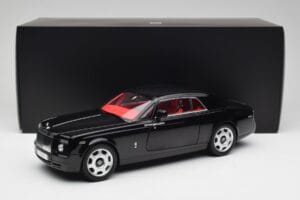 Rolls-Royce Phantom Coupe Diamond Czarny Kyosho 1:18 08862DBK Metal — zdjęcie 8 z 8