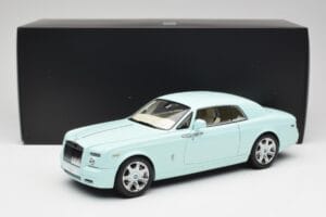 Rolls-Royce Phantom Coupe Turchese Niebieski Kyosho 1:18 08862TBL Metal — zdjęcie 8 z 8