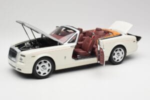 Rolls-Royce Phantom Drophead Coupe English Biały Kyosho 1:18 08871EW2 Metal — zdjęcie 2 z 10