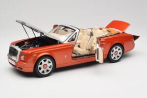 Rolls-Royce Phantom Drophead Coupe Mandarin Pomarańczowy Kyosho 1:18 08871P Metal — zdjęcie 2 z 10