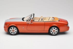 Rolls-Royce Phantom Drophead Coupe Mandarin Pomarańczowy Kyosho 1:18 08871P Metal — zdjęcie 6 z 10