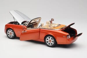 Rolls-Royce Phantom Drophead Coupe Mandarin Pomarańczowy Kyosho 1:18 08871P Metal — zdjęcie 7 z 10