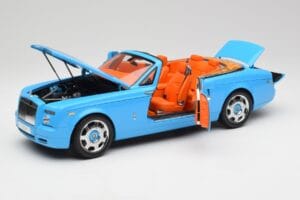 Rolls-Royce Phantom Drophead Coupe Powder Niebieski Kyosho 1:18 08871BL Metal — zdjęcie 2 z 10