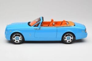 Rolls-Royce Phantom Drophead Coupe Powder Niebieski Kyosho 1:18 08871BL Metal — zdjęcie 6 z 10