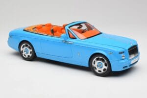 Rolls-Royce Phantom Drophead Coupe Powder Niebieski Kyosho 1:18 08871BL Metal — zdjęcie 8 z 10