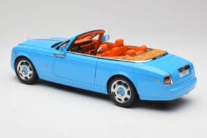Rolls-Royce Phantom Drophead Coupe Powder Niebieski Kyosho 1:18 08871BL Metal — zdjęcie 9 z 10