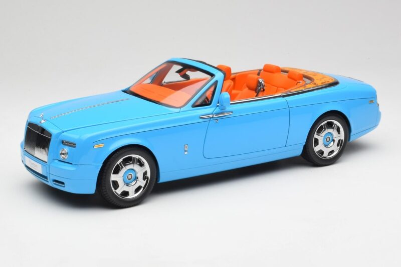 Rolls-Royce Phantom Drophead Coupe Powder Niebieski Kyosho 1:18 08871BL Metal