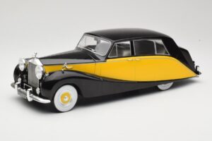 Rolls-Royce Silver Wraith Empress by Hooper Czarny & Żółty MCG 1:18 MCG18066 Metal