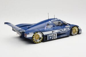 Sauber Mercedes C9 Kouros Racing #61 M. Thackwell / H. Pescarolo 24 Hours of Le Mans 1987 Minichamps 1:18 155873561 Metal — zdjęcie 2 z 6