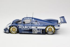 Sauber Mercedes C9 Kouros Racing #61 M. Thackwell / H. Pescarolo 24 Hours of Le Mans 1987 Minichamps 1:18 155873561 Metal — zdjęcie 3 z 6
