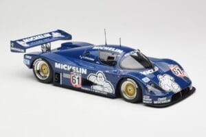 Sauber Mercedes C9 Michelin #61 J-L. Schlesser Winner ADAC Supersprint 1987 Minichamps 1:18 155873581 Metal — zdjęcie 4 z 6