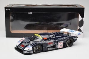 Sauber Mercedes C9 #14 J. Schlesser Winner Supercup 1988 Minichamps 1:18 155883514 Metal — zdjęcie 6 z 6