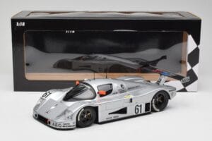Sauber Mercedes C9 #61 M. Baldi / K. Acheson / G. Brancatelli 2nd Place 24 Hours of Le Mans 1989 Minichamps 1:18 155893561 Me — zdjęcie 6 z 6